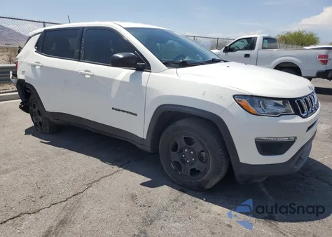 2020 Jeep Compass Sport из США, поврежденный, VIN 3C4NJCAB9LT147655